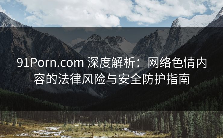 91Porn.com 深度解析：网络色情内容的法律风险与安全防护指南